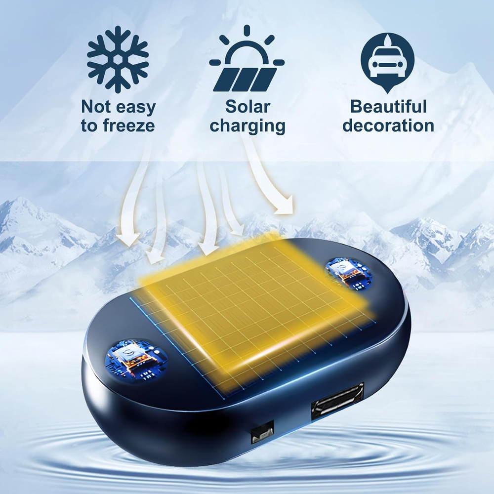 🏆10K+ SOLD LAST WEEK! - ❄️2025 Newest Electromagnetic Snow and Ice Prevention Device (Solar Powered)